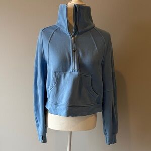 Lululemon Athletica Light Blue Full-Zip Jacket